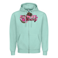 Howdy Honey Valentine's Day Zipper Hoodie | Teevron