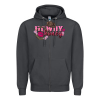 Smoke howdy honey valentine's day Zipper Hoodie - FaDigitalArtStudio