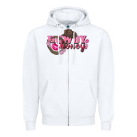 White howdy honey valentine's day Zipper Hoodie - FaDigitalArtStudio