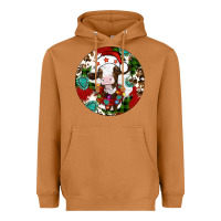 Meerkat Christmas cow gemstone Heavyweight Hoodie - Artiststas
