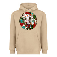 Mushroom Christmas cow gemstone Heavyweight Hoodie - Artiststas