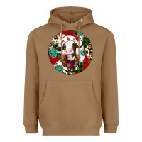 Toasted Coconut Christmas cow gemstone Heavyweight Hoodie - Artiststas