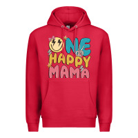 Cardinal one happy mama Premium Hoodie - MaliasSmallBusiness