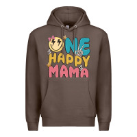 Coffee one happy mama Premium Hoodie - MaliasSmallBusiness