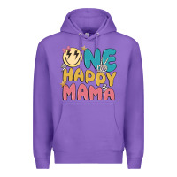 Purple one happy mama Premium Hoodie - MaliasSmallBusiness