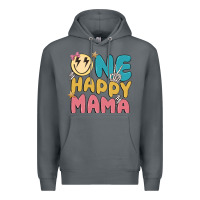 Rock one happy mama Premium Hoodie - MaliasSmallBusiness