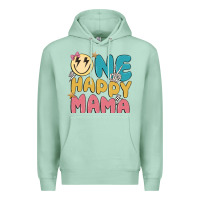 Seafoam one happy mama Premium Hoodie - MaliasSmallBusiness