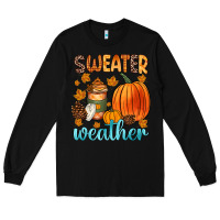 Black bonfires flannels s'mores campfires and pumpkins Long Sleeve Tee - Zillion Design Studio