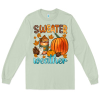 Matcha bonfires flannels s'mores campfires and pumpkins Long Sleeve Tee - Zillion Design Studio