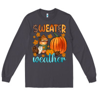 Smoke bonfires flannels s'mores campfires and pumpkins Long Sleeve Tee - Zillion Design Studio