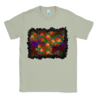 Matcha halloween pumpkin background Classic Tee - BundleAndBundleShop