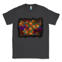 Smoke halloween pumpkin background Classic Tee - BundleAndBundleShop