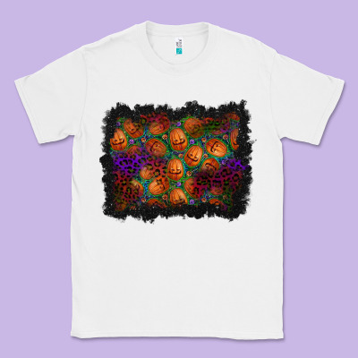 Halloween Pumpkin Background Classic Tee Designed By Bundleandbundleshop