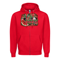 Red hot girl summer Zipper Hoodie - SublimationCraftShop