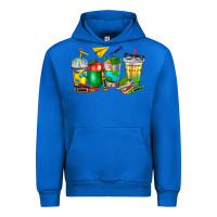 Cobalt teacher coffee cups Urban Hoodie - NancyCooperArtShop