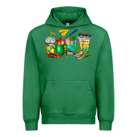 Emerald teacher coffee cups Urban Hoodie - NancyCooperArtShop