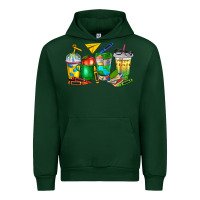 Forest Green teacher coffee cups Urban Hoodie - NancyCooperArtShop