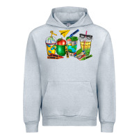 Heather Grey teacher coffee cups Urban Hoodie - NancyCooperArtShop