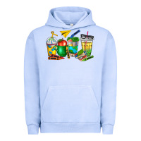 Pigment Grape Ice teacher coffee cups Urban Hoodie - NancyCooperArtShop