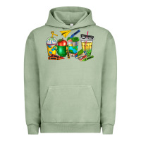Pigment Oil Green teacher coffee cups Urban Hoodie - NancyCooperArtShop