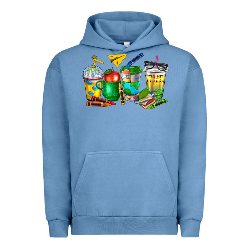 Teacher Coffee Cups Urban Hoodie by NancyCooperArtShop | Teevron