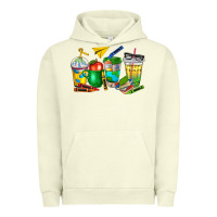 Pigment Pistachio teacher coffee cups Urban Hoodie - NancyCooperArtShop