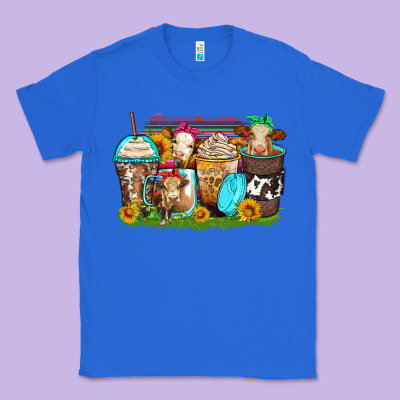 Heifers Coffee Cups Classic Tee Designed By Zillion Design Studio