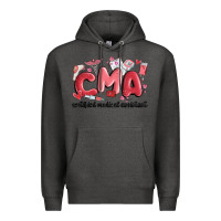 Charcoal Heather valentines day cma Premium Hoodie - MaliasSmallBusiness