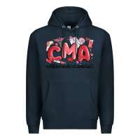 Navy valentines day cma Premium Hoodie - MaliasSmallBusiness