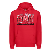 Red valentines day cma Premium Hoodie - MaliasSmallBusiness
