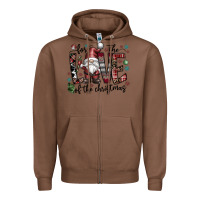 Chestnut for the love of the christmas Zipper Hoodie - CowhideDigitalArt