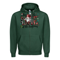 Sports Green for the love of the christmas Zipper Hoodie - CowhideDigitalArt