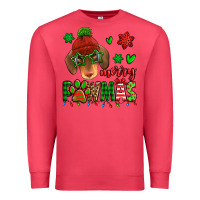 Cardinal merry pawmas christmas dachshund Premium Sweatshirt - Jasminsmagicworld