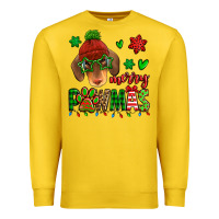 Lemon merry pawmas christmas dachshund Premium Sweatshirt - Jasminsmagicworld