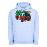 Pigment Grape Ice christmas fire truck Urban Hoodie - MaliasSmallBusiness