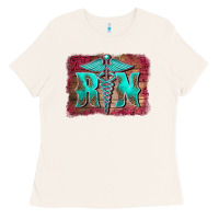 Bone registered medical symbol nurse background Ladies Tee - BarkalooDesign