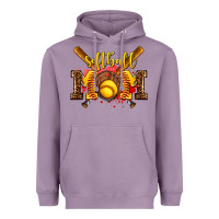 Lavender softball mom Heavyweight Hoodie - AdoDesignShop