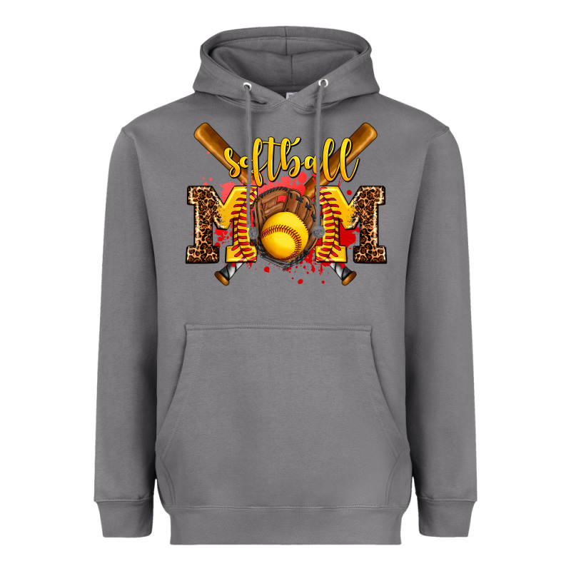 Softball Mom Heavyweight Hoodie by AdoDesignShop | Teevron