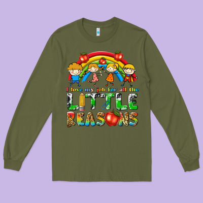 I Love My Job For All The Little Reasons Long Sleeve Tee Designed By Texasbilliewilder