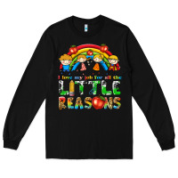 Black i love my job for all the little reasons Long Sleeve Tee - texasbilliewilder