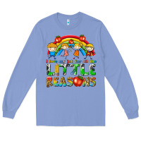 Colony Blue i love my job for all the little reasons Long Sleeve Tee - texasbilliewilder