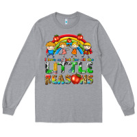 Heather Grey i love my job for all the little reasons Long Sleeve Tee - texasbilliewilder