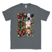 Charcoal Heather hohoho cows Classic Tee - RanaPortraitStore
