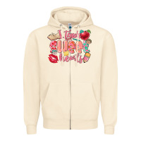 Sandshell i teach sweet hearts valentine's day teacher Zipper Hoodie - FaDigitalArtStudio