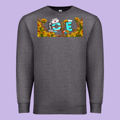 Western Love Nurse Sunflower Libbey Cu Premium Sweatshirt Designed By Bundleandbundleshop
