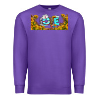 Purple western love nurse sunflower libbey cu Premium Sweatshirt - BundleAndBundleShop