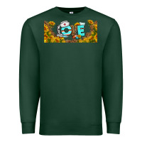 Sports Green western love nurse sunflower libbey cu Premium Sweatshirt - BundleAndBundleShop