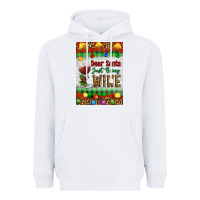 Christmas Dear Santa Just Bring Wine Heavyweight Hoodie | Teevron