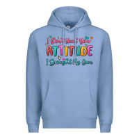 Colony Blue i don't need your attitude i brought my own Premium Hoodie - MaliasSmallBusiness