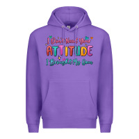Purple i don't need your attitude i brought my own Premium Hoodie - MaliasSmallBusiness